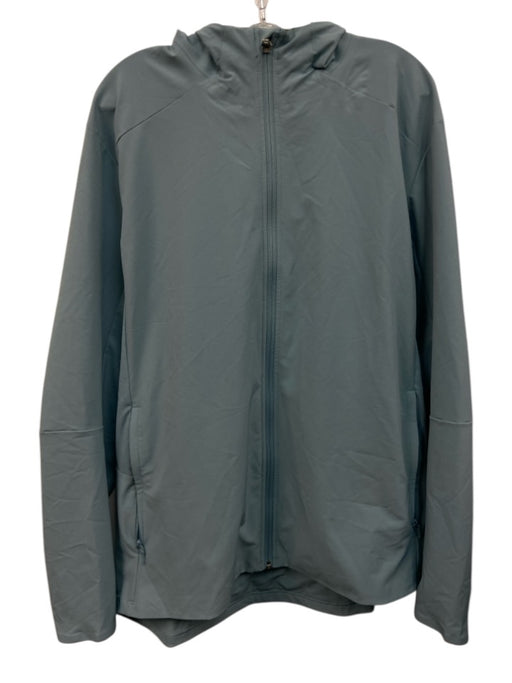 Lululemon Size XL Light blue Synthetic Solid Athletic Windbreaker Men's Jacket Light blue / XL