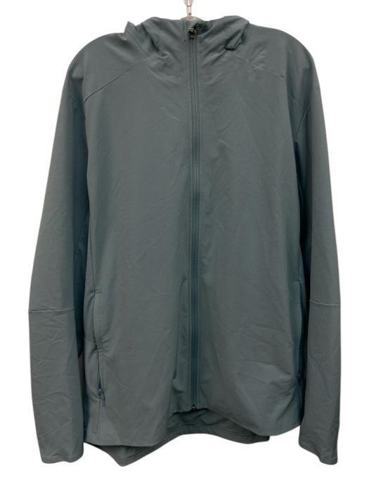 Lululemon Size XL Light blue Synthetic Solid Athletic Windbreaker Men's Jacket Light blue / XL