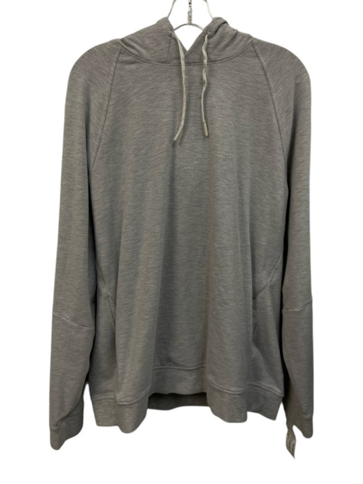 Lululemon Size XL Gray Synthetic Heathered Athletic Hoodie Men's Jacket Gray / XL