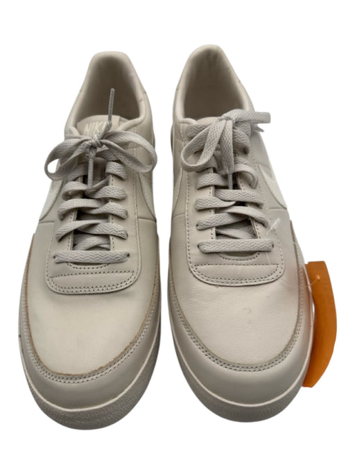 Nike Shoe Size 11.5 White Leather Solid Sneaker Men's Shoes White / 11.5