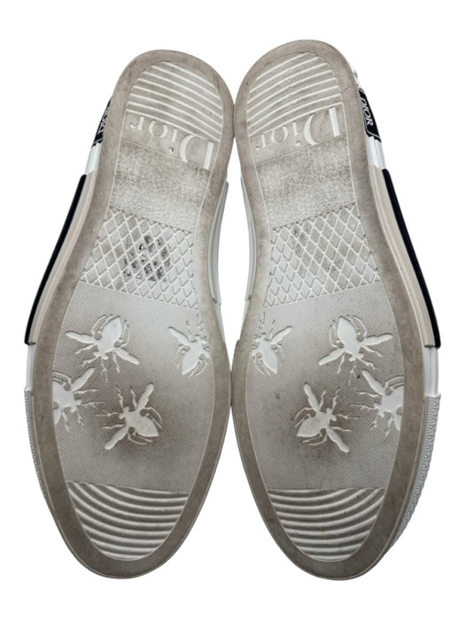 Dior Shoe Size 45 White & Gray Oblique High Top Men's Shoes White & Gray / 45