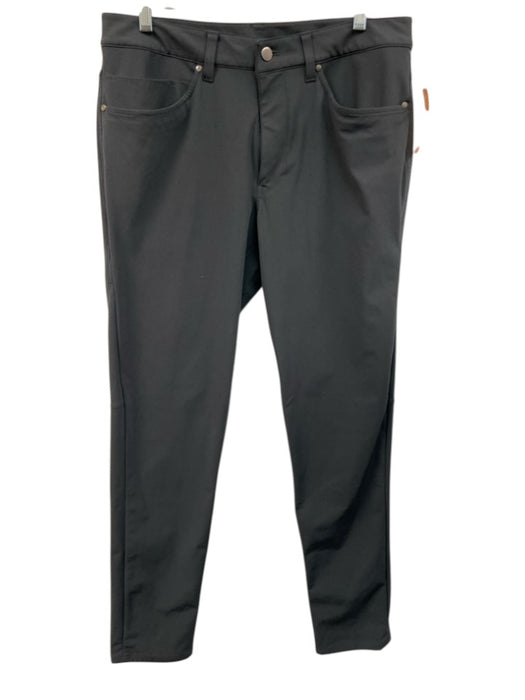 Lululemon Size 32 Dark Gray Polyester Blend Solid Athleisure Men's Pants Dark Gray / 32