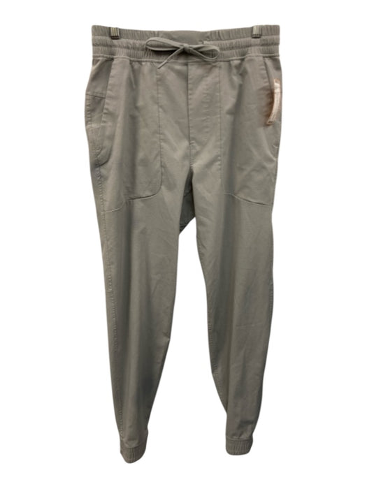 Lululemon Size M Gray Polyester Blend Grid Sweatpants Men's Pants Gray / M