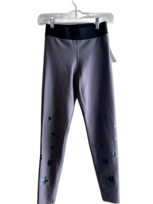 Ultracor Size M Gray Nylon Blend Star Applique Elastic Waistband Leggings Gray / M