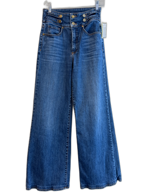 Ramy Brook Size 27 Light Wash Cotton High Waist Zip Fly 5 Pocket Jeans Light Wash / 27