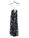 Meghan Size S Black & White No Fabric Tag V Neck Spaghetti Strap Back Zip Dress Black & White / S
