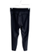Alo Size S Black Polyester Blend Elastic Waist High Rise Logo Patch Leggings Black / S