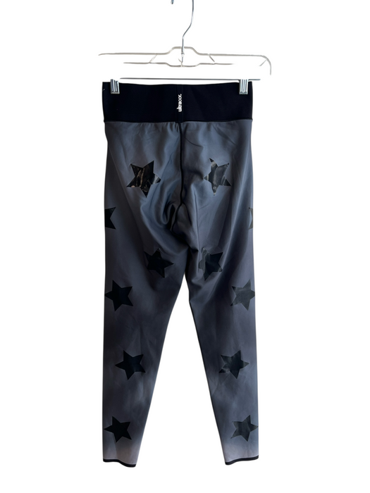 Ultra Cor Size M Black & Grey Polyester High Rise Elastic Waistband Leggings Black & Grey / M