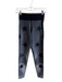 Ultra Cor Size M Black & Grey Polyester High Rise Elastic Waistband Leggings Black & Grey / M