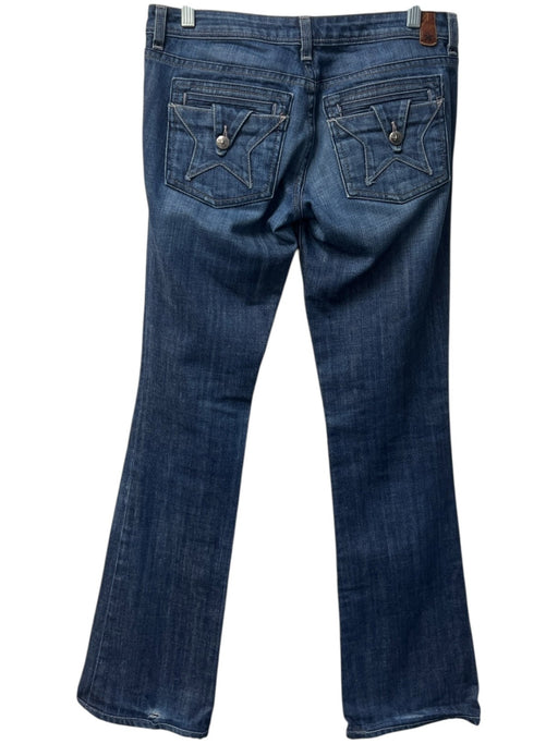 Peoples Liberation Size 26 Medium Wash Cotton Low Rise Star Design Jeans Medium Wash / 26