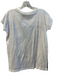 Stella McCartney Size 36 Gray & White Cotton Crew Neck Tie Dye Cap Sleeve Top Gray & White / 36
