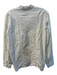 My Sunday Morning Size Est S White Cotton V Neck Lace design Button Up Top White / Est S
