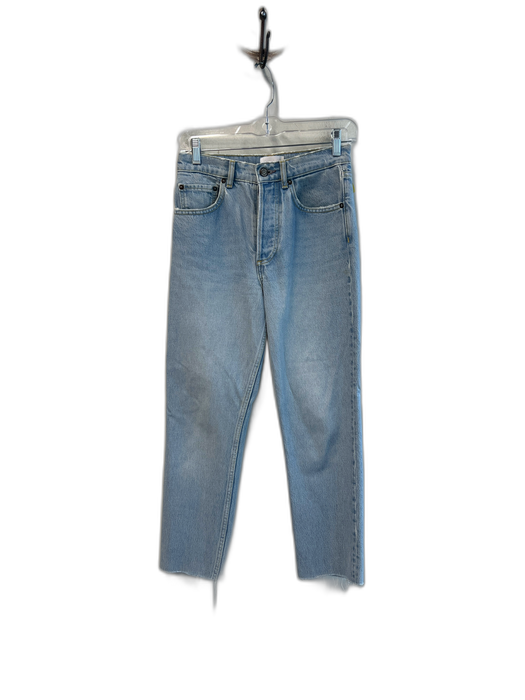 Boyish Size 24 Light Wash Cotton Blend Button Fly High Rise 5 Pocket Jeans Light Wash / 24