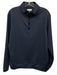 Peter Millar Size M Blue Synthetic Solid Quarter Zip Men's Long Sleeve Shirt Blue / M