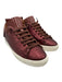 Esse Ut Esse Shoe Size 35 Wine Red Leather Lace Up & Grommets Sneaker Shoes Wine Red / 35