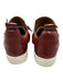 Esse Ut Esse Shoe Size 35 Wine Red Leather Lace Up & Grommets Sneaker Shoes Wine Red / 35