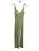 Rails Size XS Chartreuse Rayon Blend Satin Sleeveless V Neck Slip Dress Chartreuse / XS