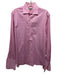 Ted Baker Size 2 Pink Cotton Solid Button Down Men's Long Sleeve Shirt Pink / 2