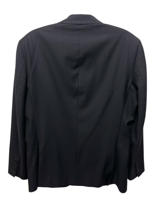 Ermenegildo Zegna AS IS Black Wool Striped 2 Button Men's Blazer Black / 40s