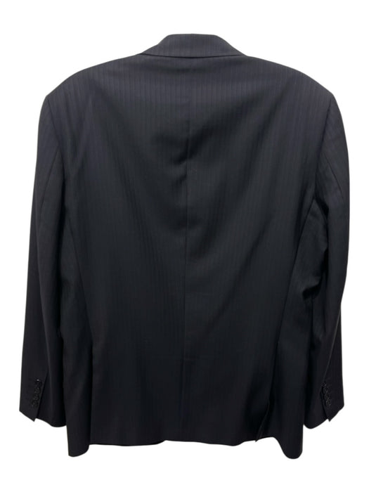 Ermenegildo Zegna AS IS Black Wool Striped 2 Button Men's Blazer Black / 40s