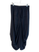 Ruti Size M Black Nylon Elastic Waist Pockets Bunched Mid Calf Skirt Black / M