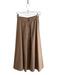 Foxrun Size 6 Brown No Fabric Tag Wool Button Front Pleated Ankle Length Skirt Brown / 6