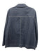 Lafayette 148 Size M Blue Cotton Button Up Pockets Long Sleeve Top Blue / M