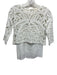 Maje Size 1 White Cotton Open Knit Keyhole 1/2 Arm Slip Inc. Top White / 1