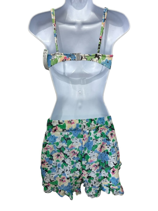 Ganni Size 32 Blue, Green & Multi Poly Blend Detachable Strap Swimsuit Blue, Green & Multi / 32
