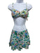 Ganni Size 32 Blue, Green & Multi Poly Blend Detachable Strap Swimsuit Blue, Green & Multi / 32