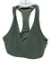 Alo Size 6 Deep Green Synthetic Racer Back Solid Athletic Top Deep Green / 6