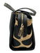 Visiona' Black & Tan Leather Pony Hair Hand & Crossbody Zip Close Bag Black & Tan / M