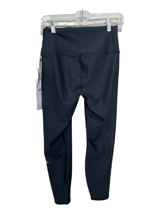 Alo Size L Black Polyester Blend Full Length Leggings Black / L