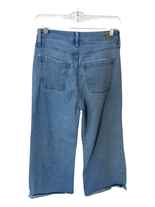 Paige Size 27 Light Wash Cotton Blend High Waist Wide Leg Cropped Jeans Light Wash / 27