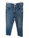 Agolde Size 28 Med Dark Wash Cotton Blend High Waist Straight Leg Jeans Med Dark Wash / 28