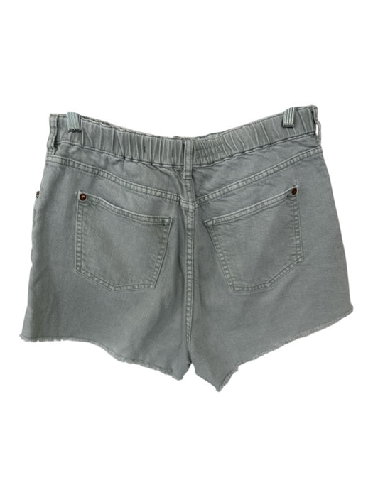 Pilcro Size M Sage green Cotton Elastic Waist Cut Off Denim Shorts Sage green / M