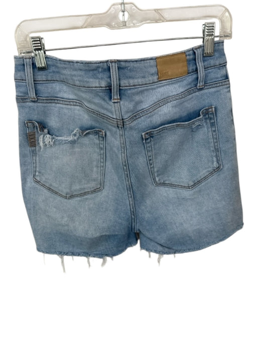 Paige Size 28 Light Wash Cotton Blend High Waist Cut Off Denim Shorts Light Wash / 28