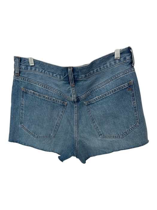Madewell Size 29 Med Dark Wash Cotton High Waist Cut Off Denim Shorts Med Dark Wash / 29
