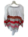 Holding Horses Size M/L White & Pink Cotton Long Sleeve Striped Button Down Top White & Pink / M/L