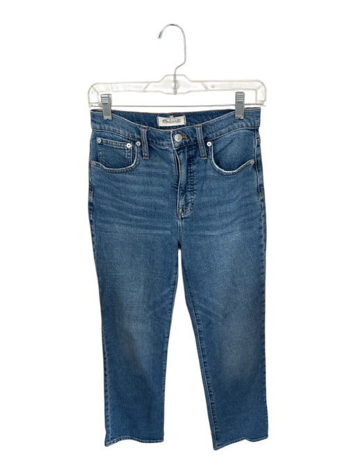 Madewell Size 25 Med Dark Wash Cotton High Waist Bootcut Jeans Med Dark Wash / 25