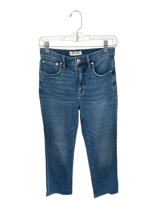 Madewell Size 25 Med Dark Wash Cotton High Waist Bootcut Jeans Med Dark Wash / 25