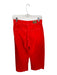 Zara Size 4 Red Cotton High Waist Wide Leg Front Pockets Pants Red / 4