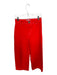 Zara Size 4 Red Cotton High Waist Wide Leg Front Pockets Pants Red / 4