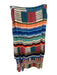 Farm Rio Size S Multi Polyester Tiered Acordian Pleated Lines Maxi Skirt Multi / S