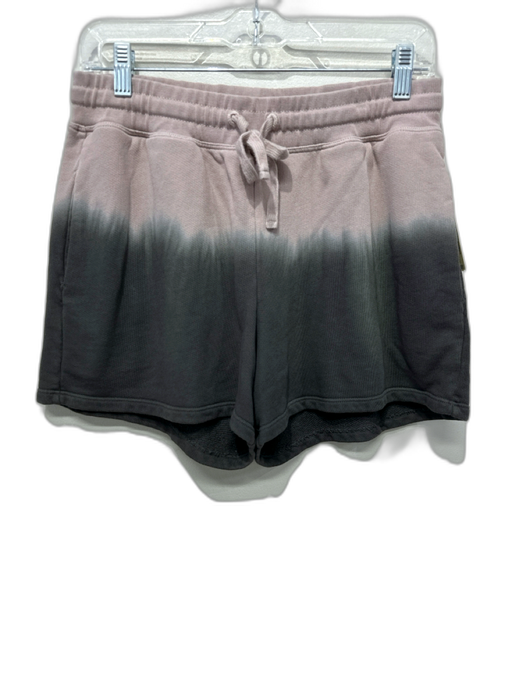 ATM Size M Beige & Black Cotton Elastic & Drawstring Waist Gradient Shorts Beige & Black / M