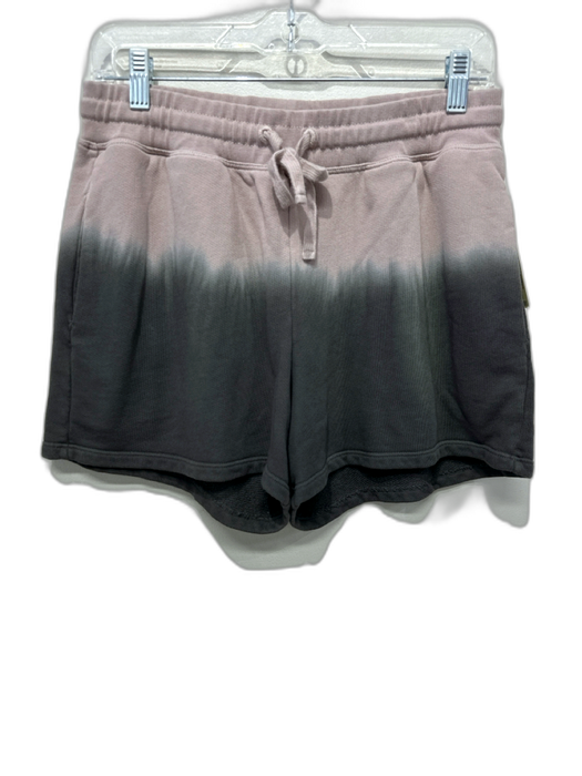 ATM Size M Beige & Black Cotton Elastic & Drawstring Waist Gradient Shorts Beige & Black / M
