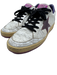 Golden Goose Shoe Size 38 White & Purple Leather Upper Glitter Detail Sneakers White & Purple / 38