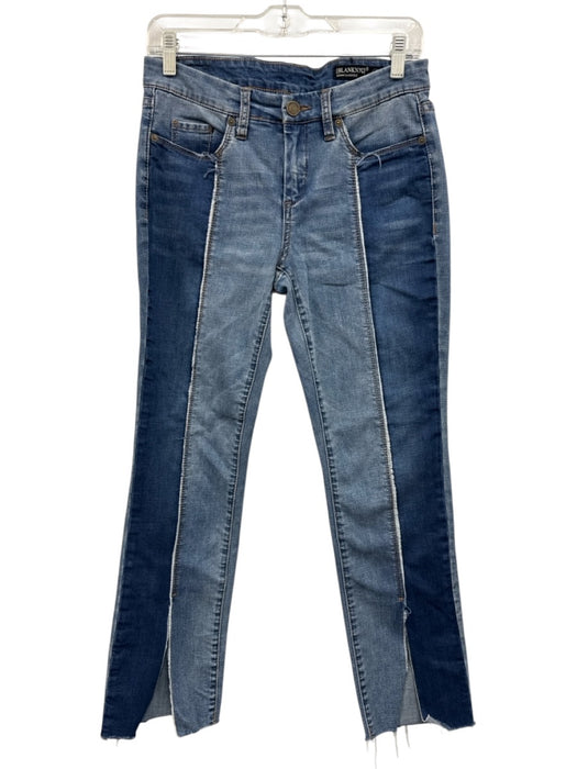 Blank NYC Size 27 Med Light Wash Cotton Denim Zip & Button Mid Rise Jeans Med Light Wash / 27