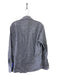 Valentino Size 15.5 Gray & White Cotton Striped Button up Long Sleeve Shirt 15.5