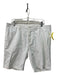 Dolce & Gabbana AS IS Size 56 White Cotton Solid Zip Fly Men's Shorts 56